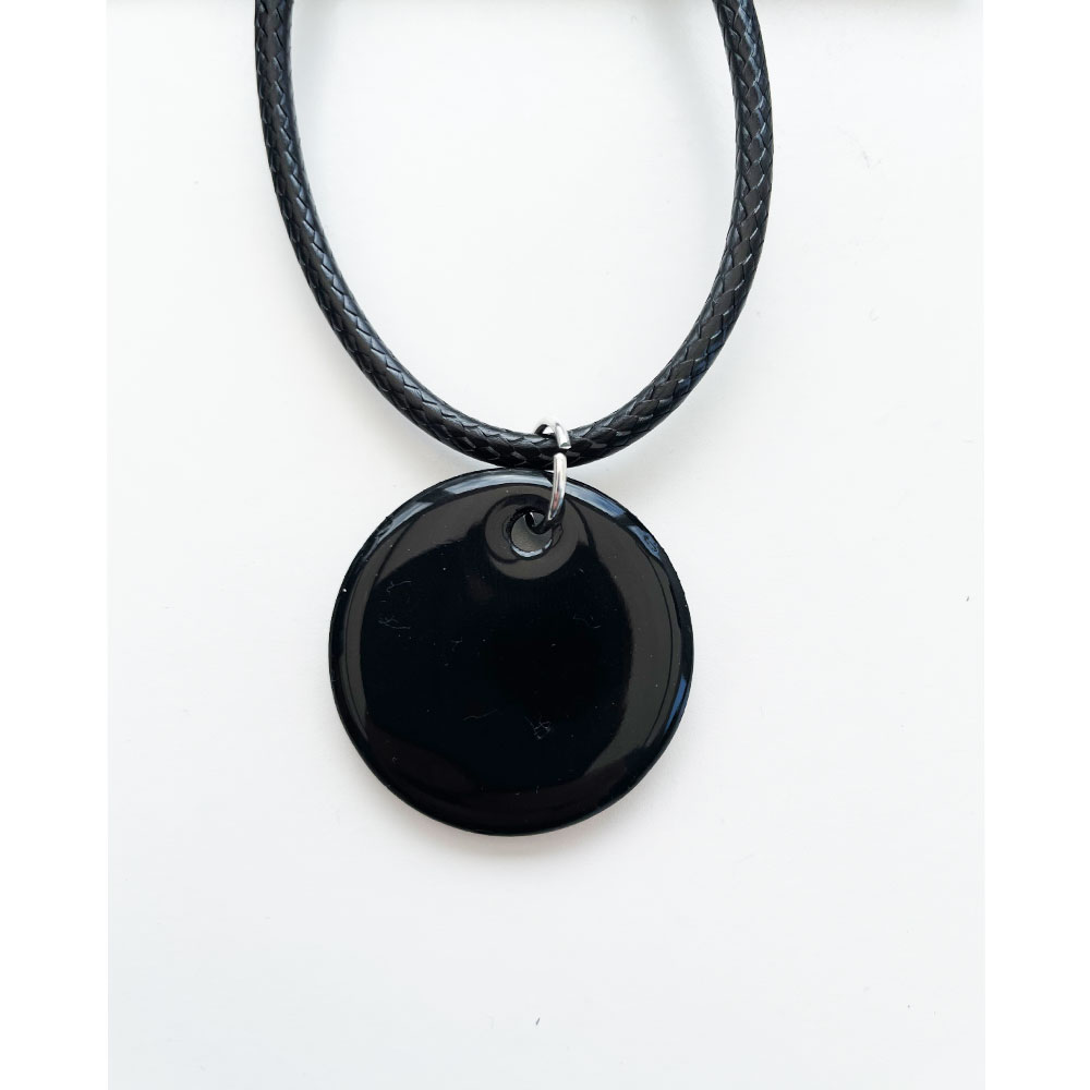 J100-Disk-Pendant-Black