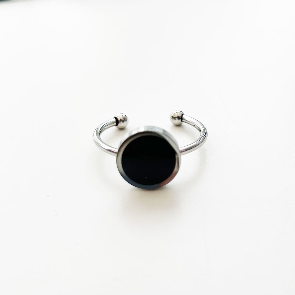 J96-Black Shungite-Ring
