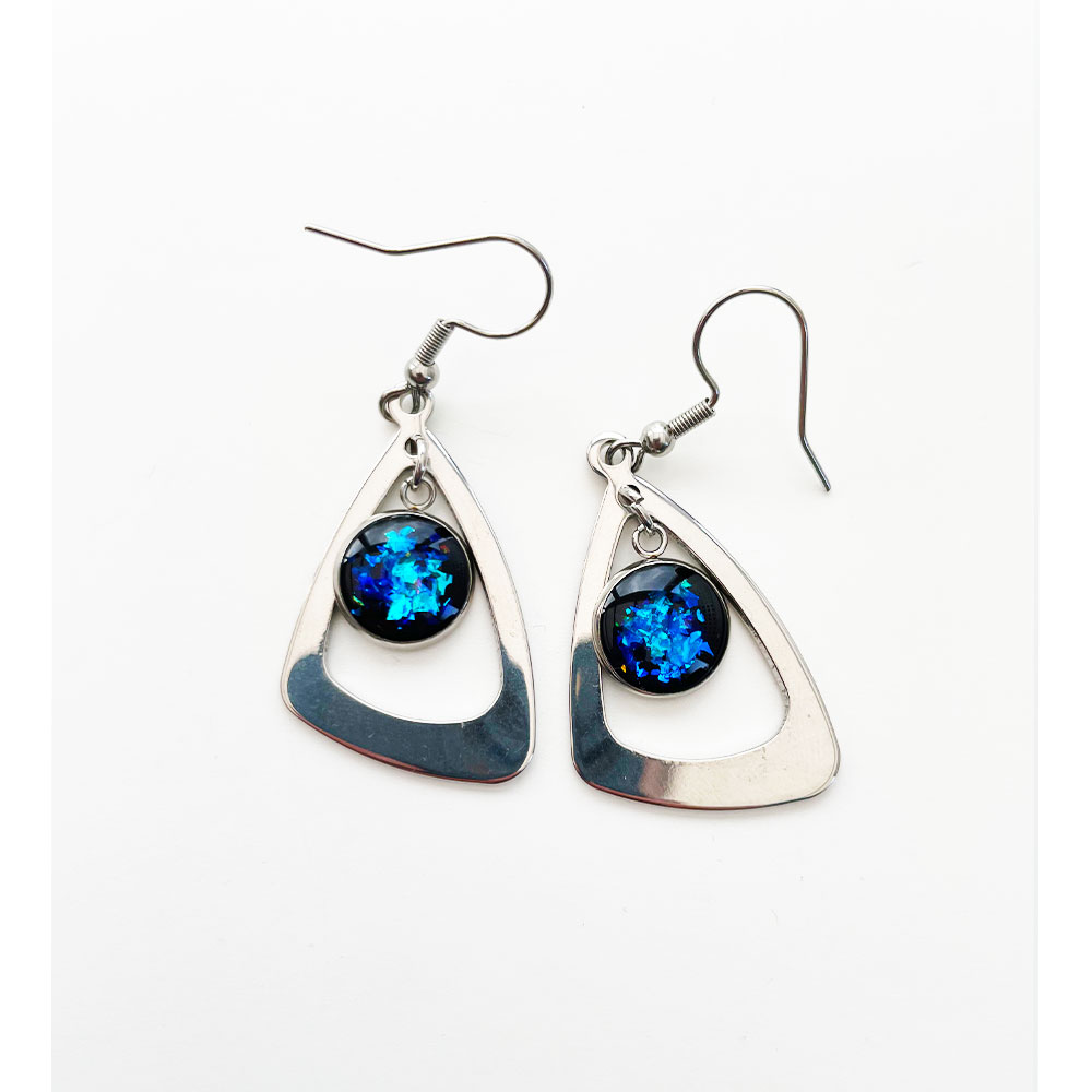 J103- Triangle-Ear-Rings