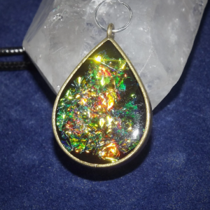 Golden Angel, shungite for powerful calming and with Instantly Effective Robust Emf Protection