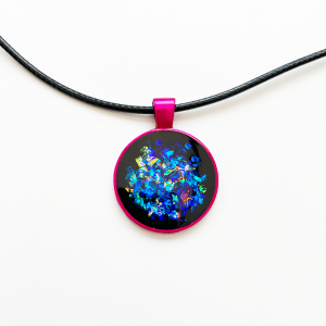 Round Pendants - Fuschsia