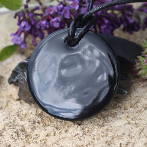 shungite silver activated oraphim pendant