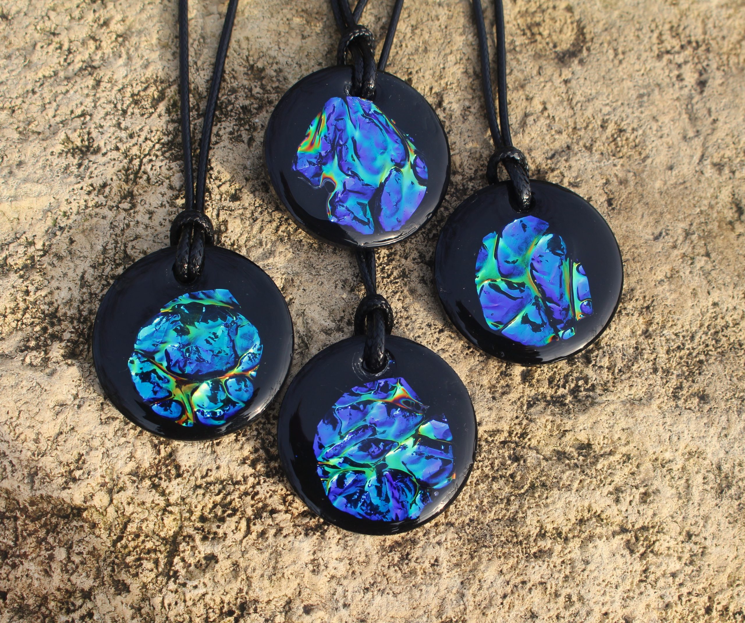 blueplanets shungite emf protection pendant