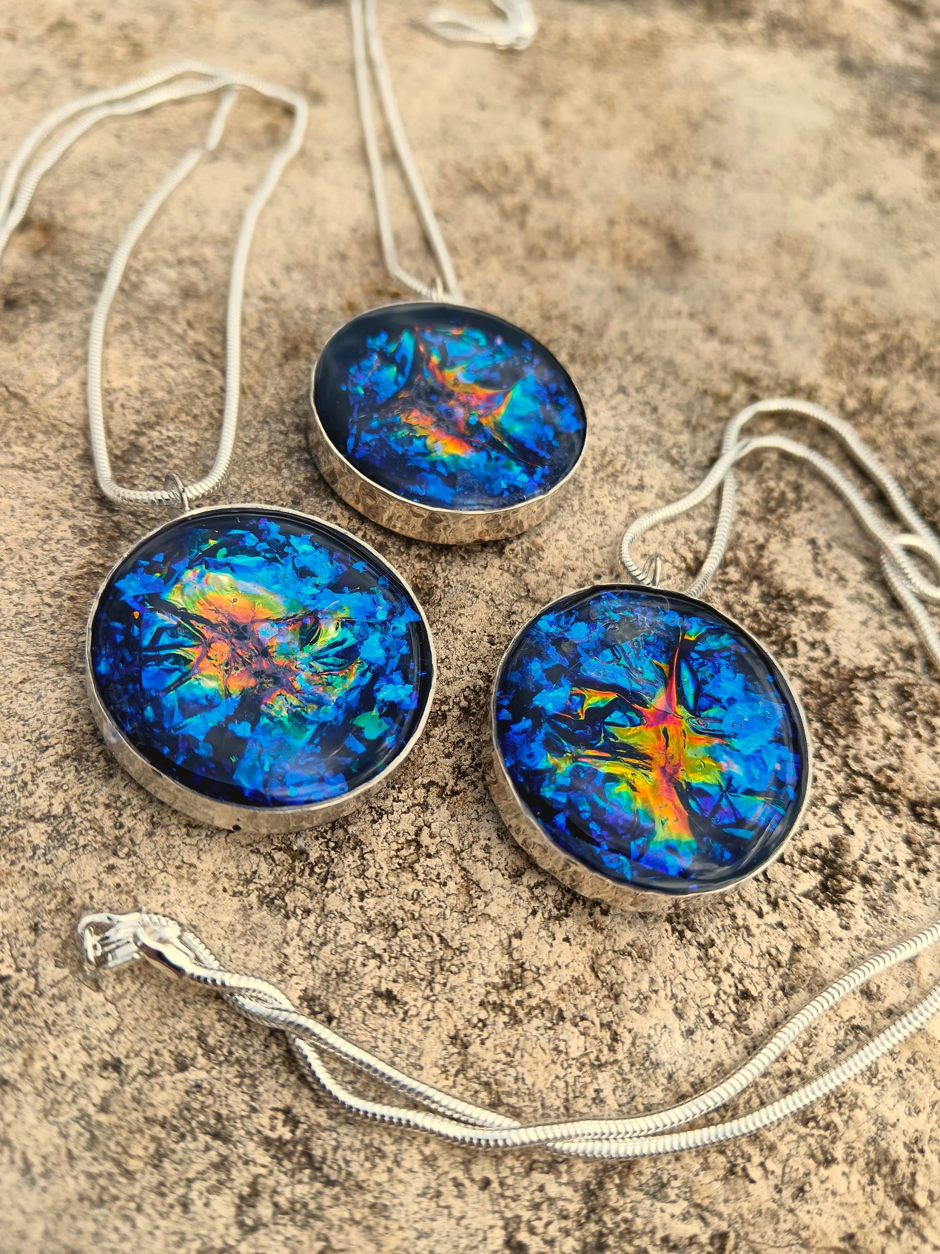 silver3a silver setting shungite pendant